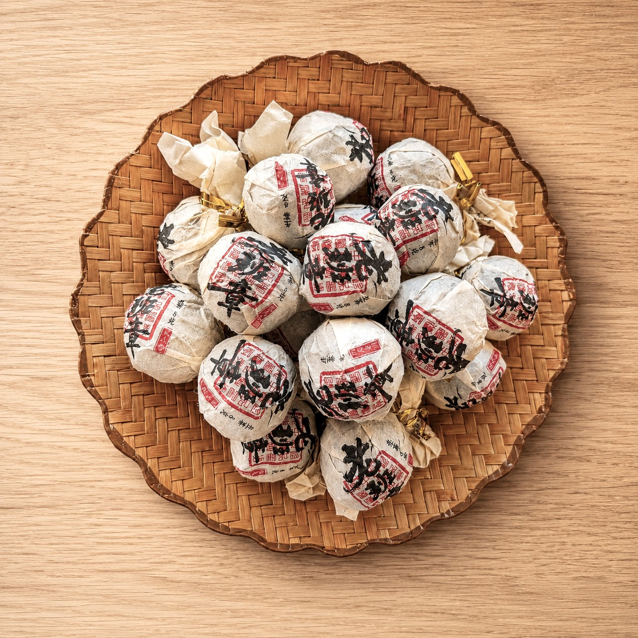 2019 Ancient Trees Lao Ban Zhang Raw Pu Erh Tea Balls