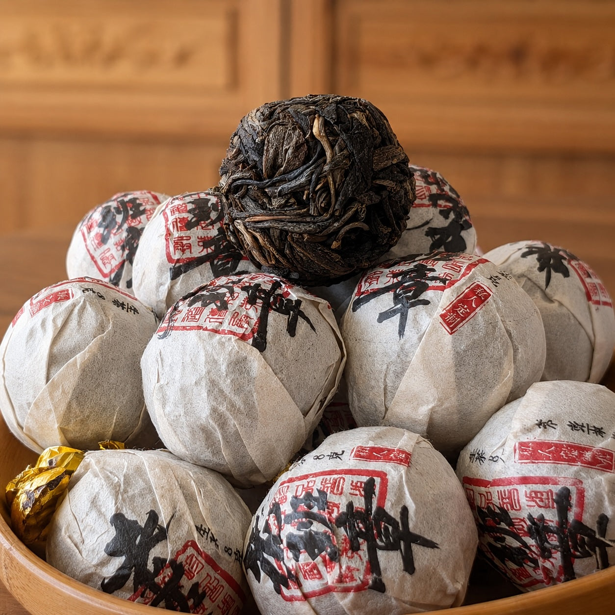 2019 Ancient Trees Lao Ban Zhang Raw Pu Erh Tea Balls
