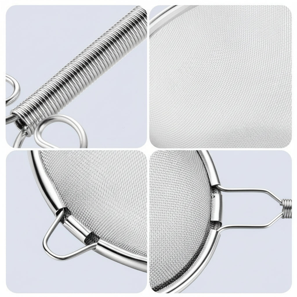 matcha sieve and tea strainer details