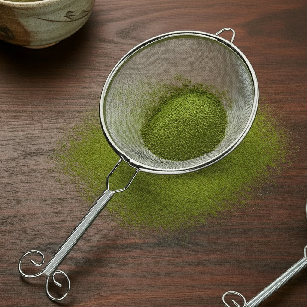 stainless steel matcha sifter
