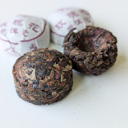 Ripe Rose Pu Erh Tea, Mini Tuocha