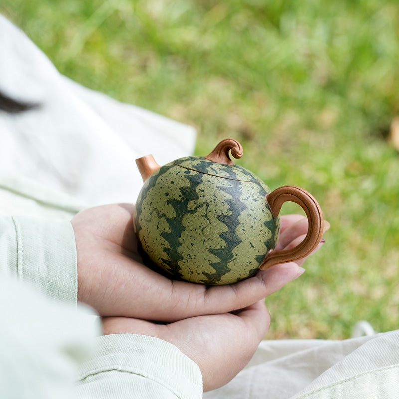 宜興茶壺 宜興紫砂壺 水平壺（赤茶）急須｜中国茶器の専門店・天香茶行