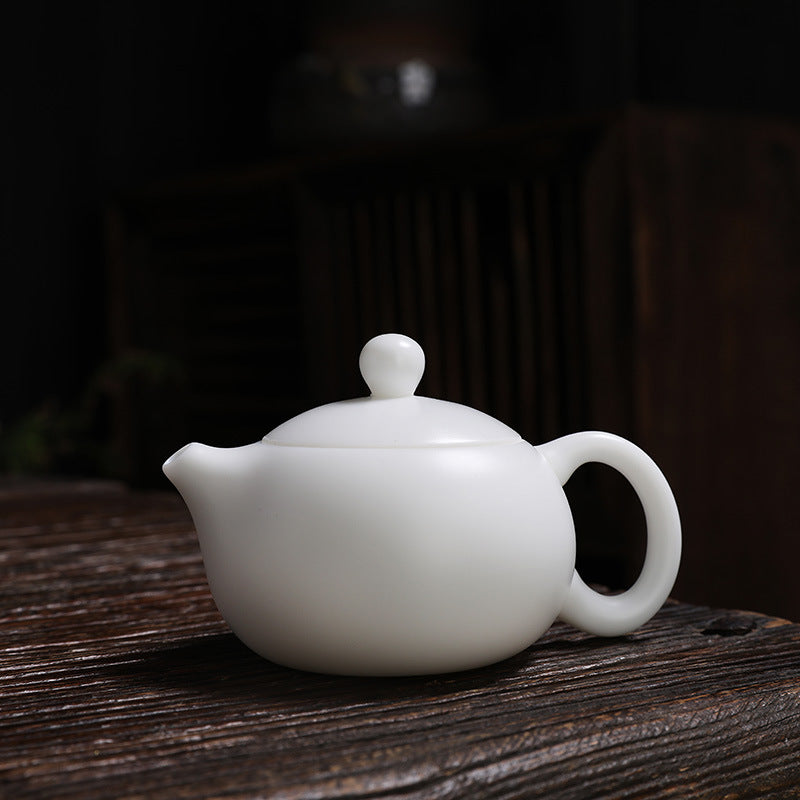 Mutton Fat Jade Teapot 