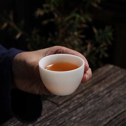 Jade White Porcelain Xishi Teapot Cup