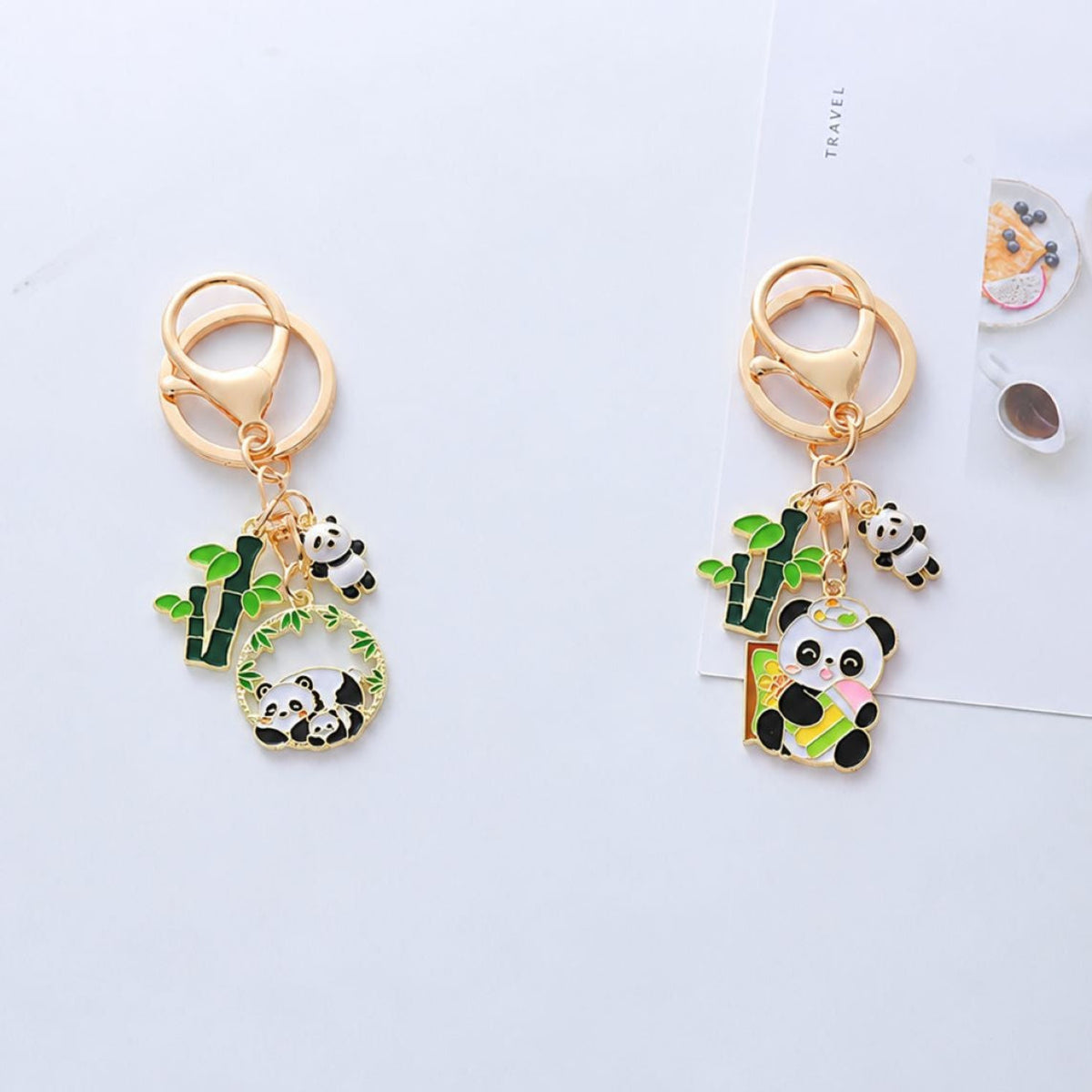 Cute Panda Magnets, Pins & Keychains
