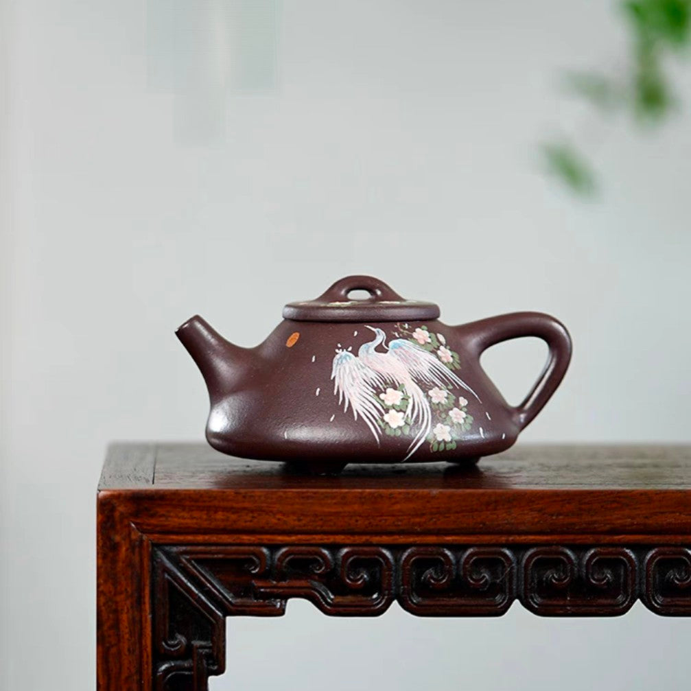 phoenix purple clay yixing teapot