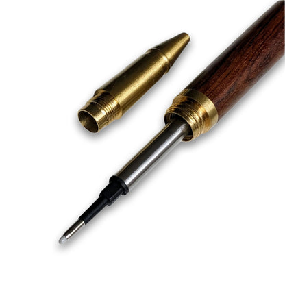 Wooden Pen, Ebony or Rosewood & Copper Finish