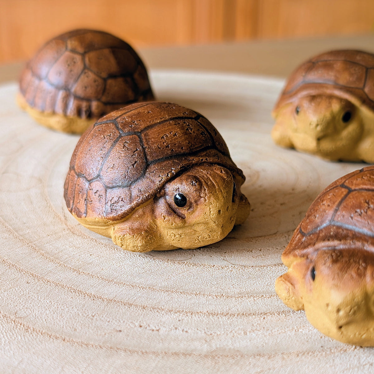 Ceramic Turtle Tea Pet - Little Cute Tortoise Figurine