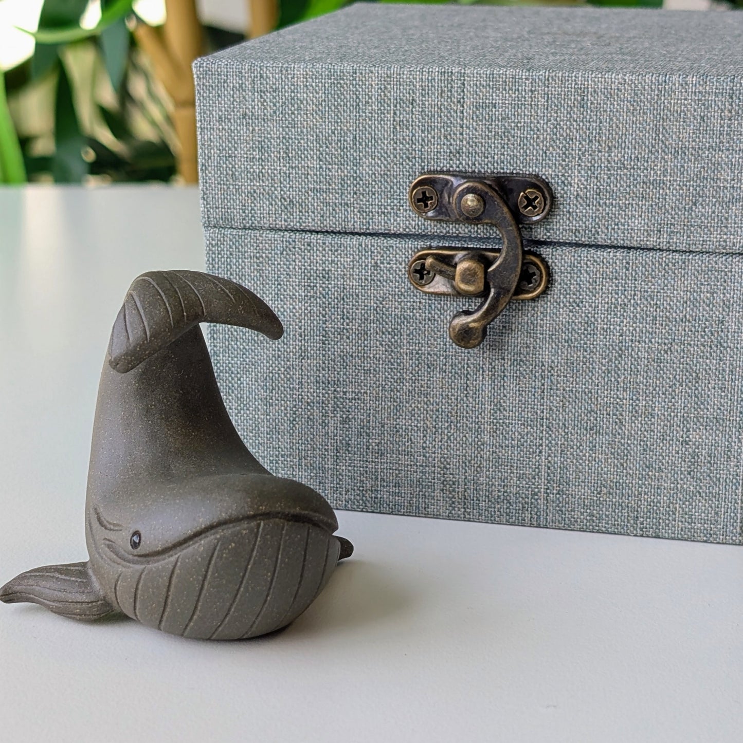 Blije Walvis Tea Pet Qing Hui Duan Ni Klei