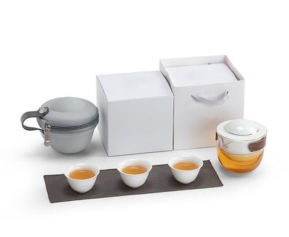 Rotation Tea Maker with 3 Cups + Travel Case