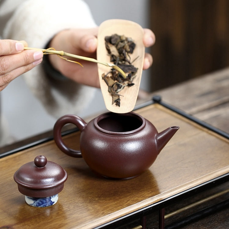 Shuiping Yixing Teapot, Shi Hong Clay 190ml