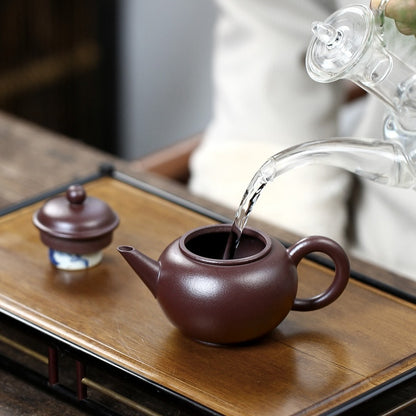 Shuiping Yixing Teapot, Shi Hong Clay 190ml