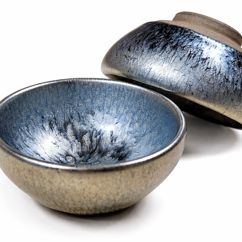 teaware, glazed traditional tenmoku