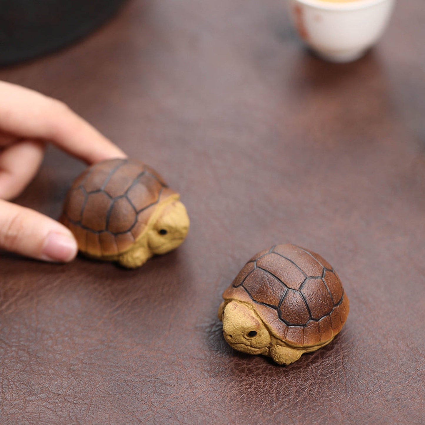 ceramic turtle tea pet