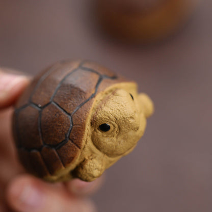 Ceramic Turtle Tea Pet - Little Cute Tortoise Figurine