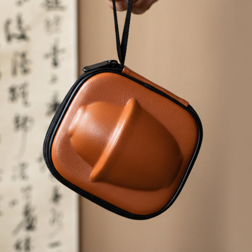 travel tea set protective case for tea on the go