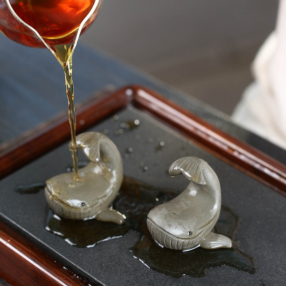 Blije Walvis Tea Pet Qing Hui Duan Ni Klei