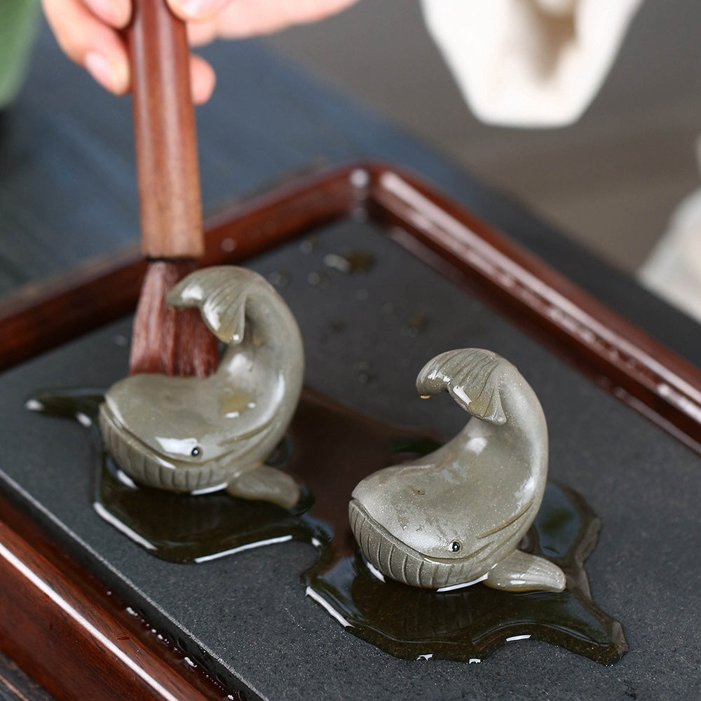 Blije Walvis Tea Pet Qing Hui Duan Ni Klei