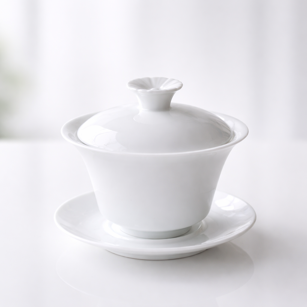 chinese white porcelain gaiwan