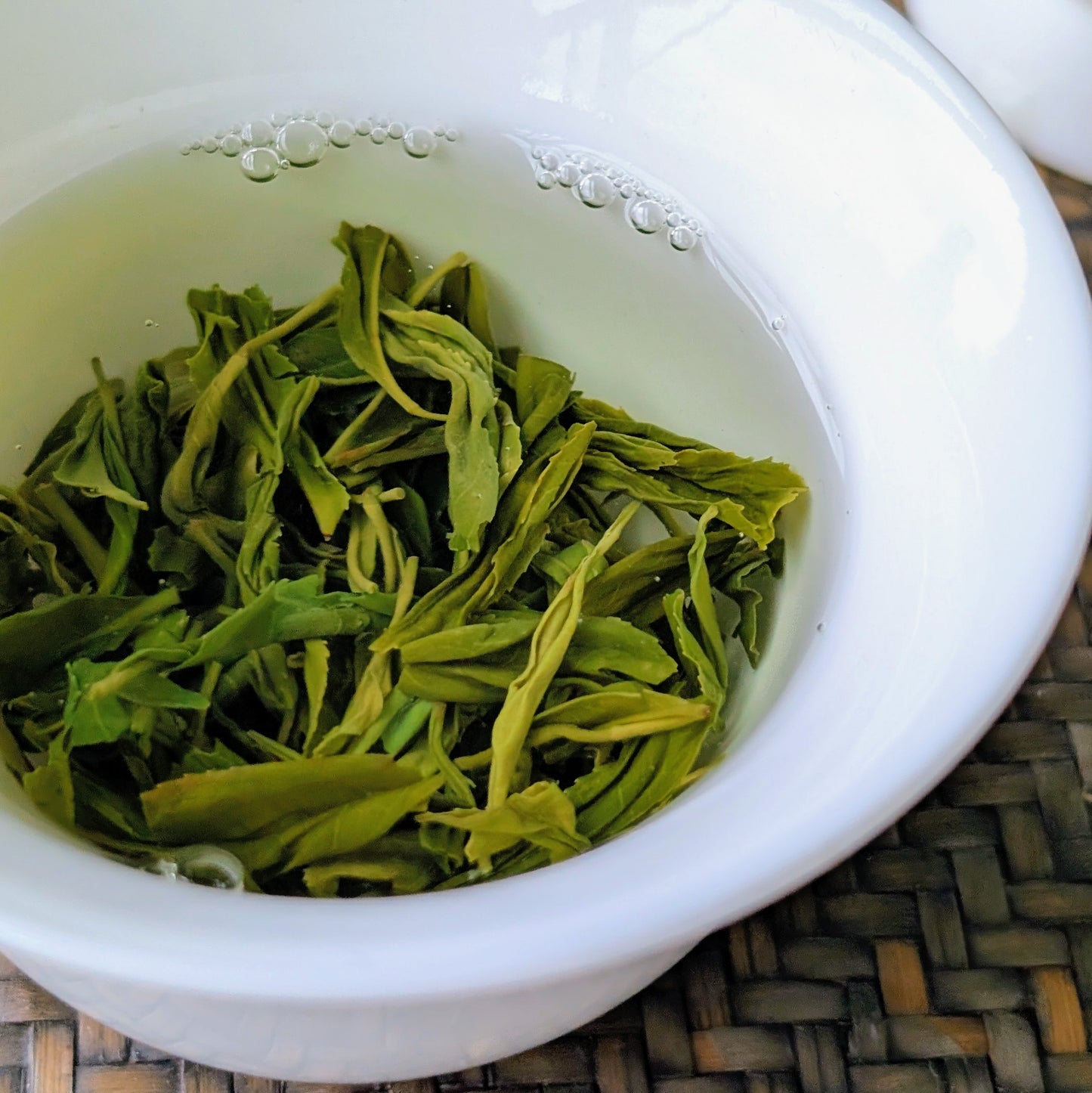 chinese green tea leaves