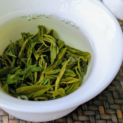 chinese green tea leaves