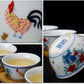 Hühnchen-Gongfu-Teeset mit Teekanne, Krug, Filter und Tassen