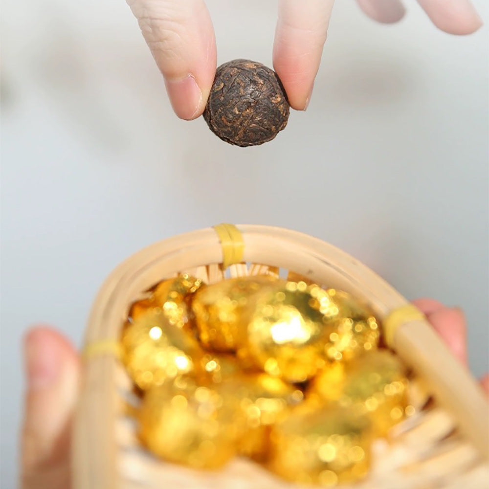 2023 Xiaguan Mini Golden Gereifter Tuocha (Xiao Jin Tuo)