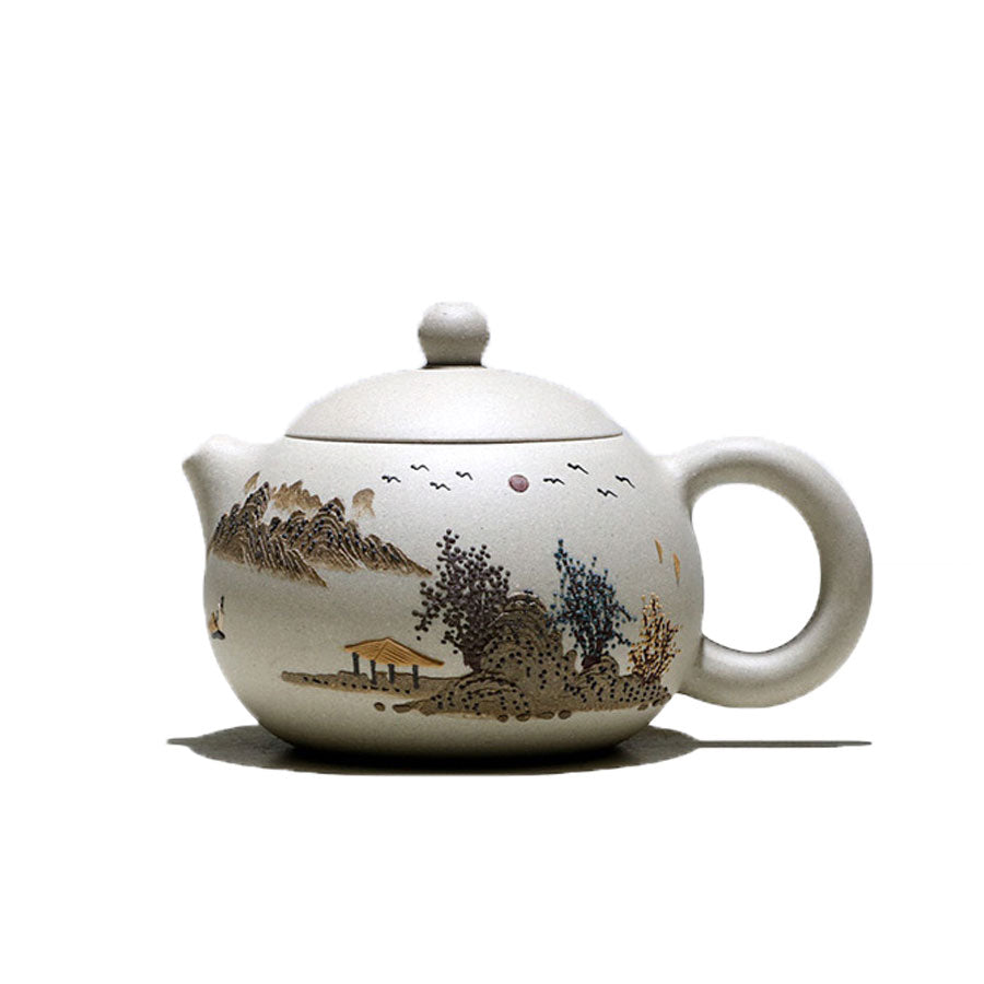 bai yu duanni white teapot