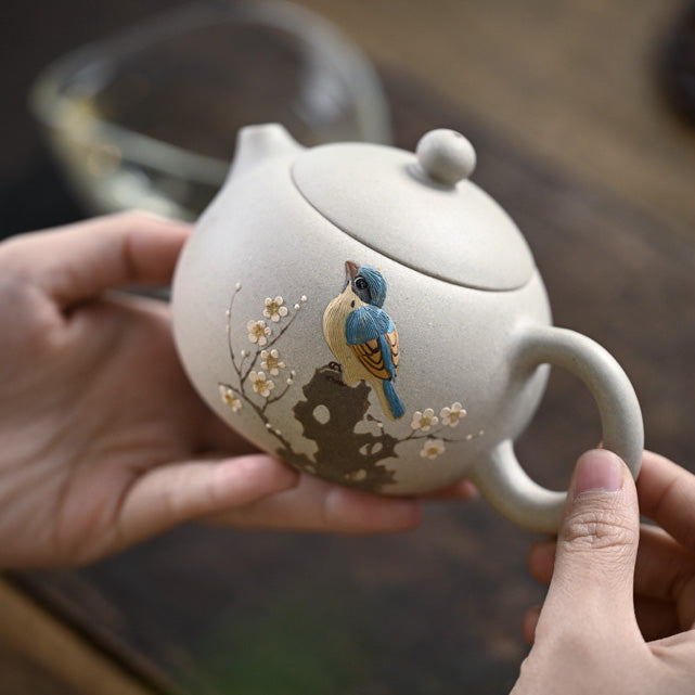 yixing teapot handpainted