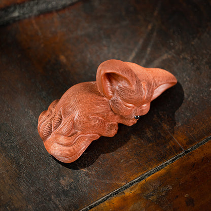 fox ceramic figurine