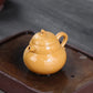 small yellow zisha teapot
