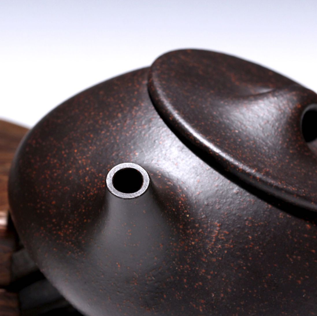 black yixing teapot