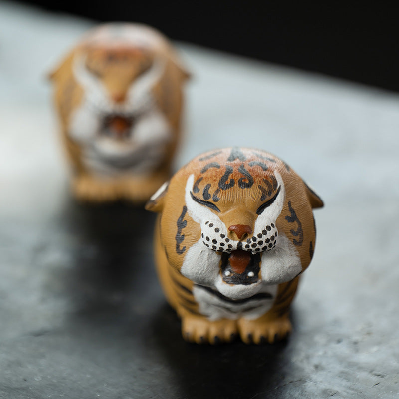 ceramic tiger figurine