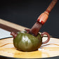 Grüner Ton Yixing Teekanne 'Wild Tomato', Jingjing Li 160ml