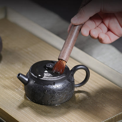 Heini Black Shipiao Yixing Teapot by Hui Fang Shen 180ml