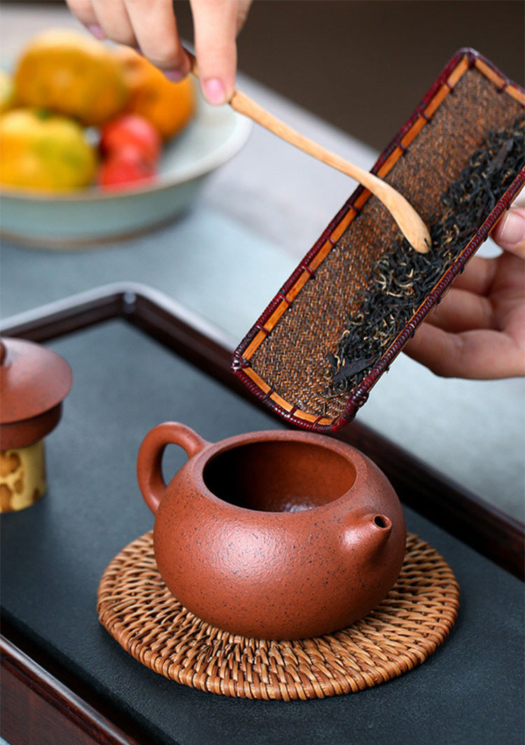 Iron Zhu Ni Clay Yixing Teapot, Xi Shi Teapot by Pan Ye 210ml